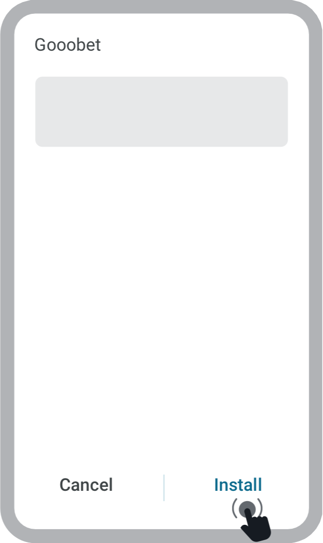 Cliquez sur 'Installer'